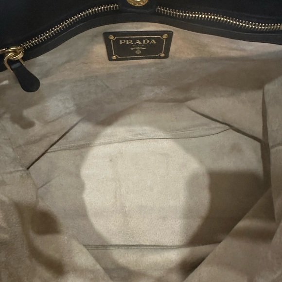 Prada Black Leather Tote Bag - Picture 11 of 16